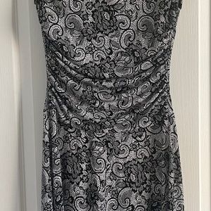 Beautiful black & white dress